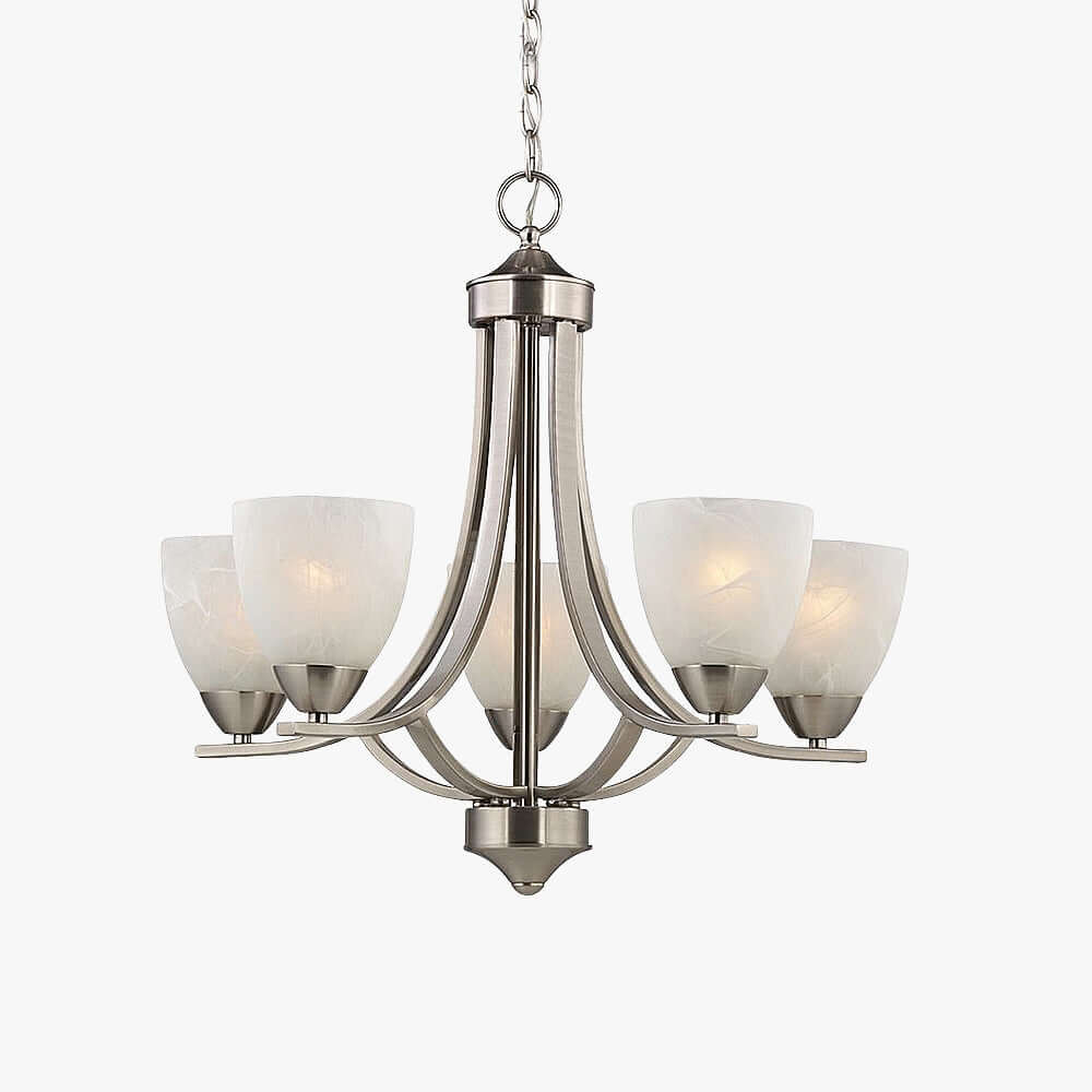 Kavroli Chandelier โ French Minimalist Glass Chandelier