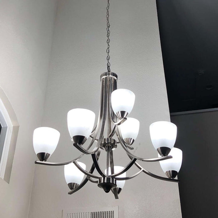 Kavroli Chandelier โ French Minimalist Glass Chandelier