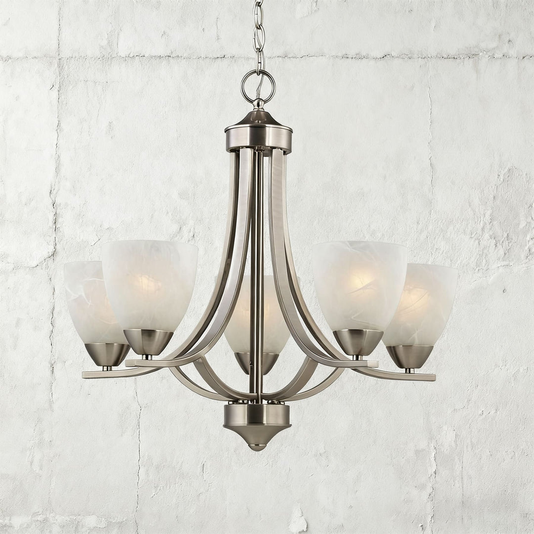 Kavroli Chandelier โ French Minimalist Glass Chandelier