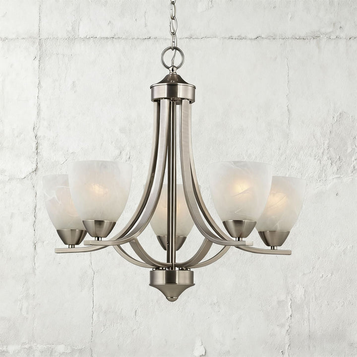 Kavroli Chandelier โ French Minimalist Glass Chandelier