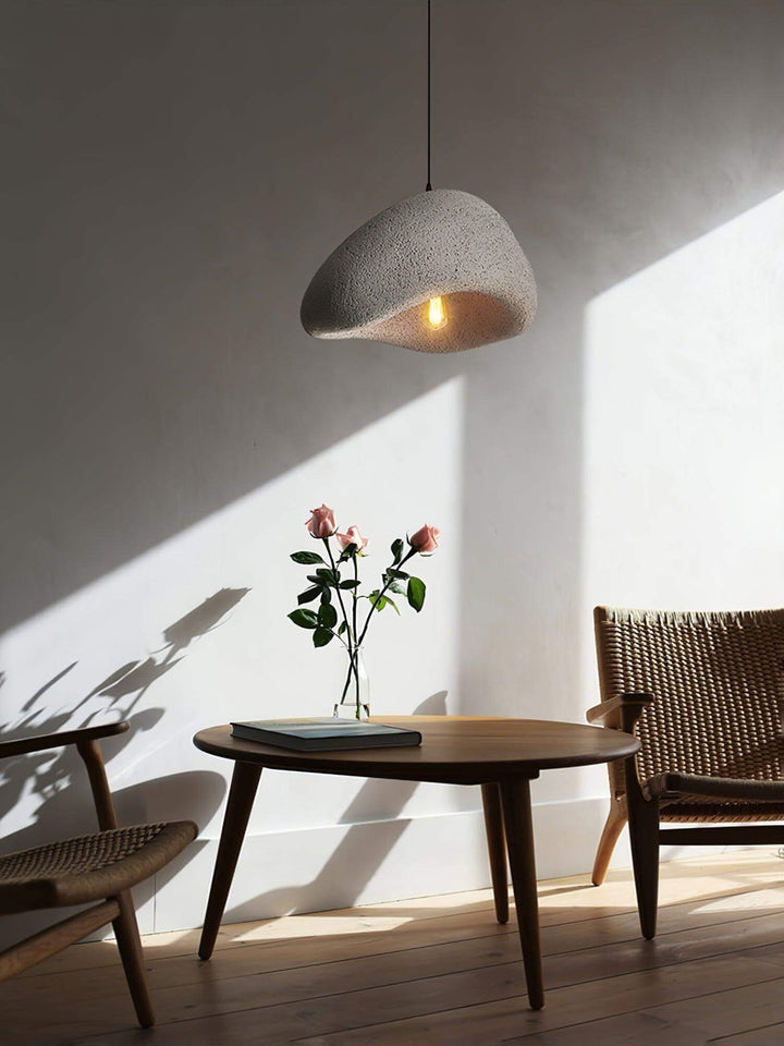 Khmara Halia | Resin Pendant Light for Bedroom in Art Deco White | Vinlighting | Vinlighting