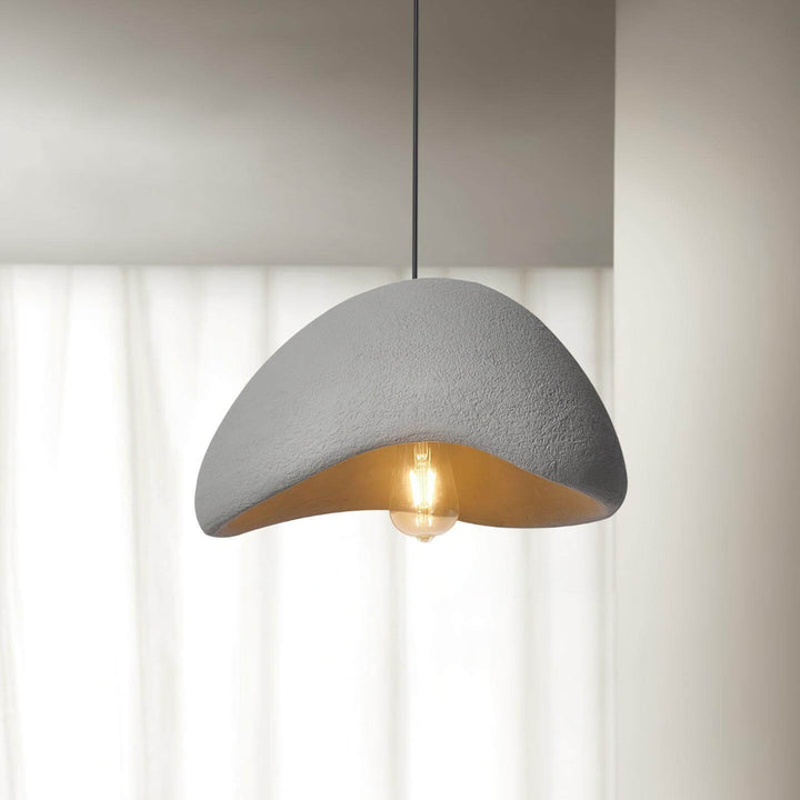 Khmara Halia | Resin Pendant Light for Bedroom in Art Deco White | Vinlighting | Vinlighting