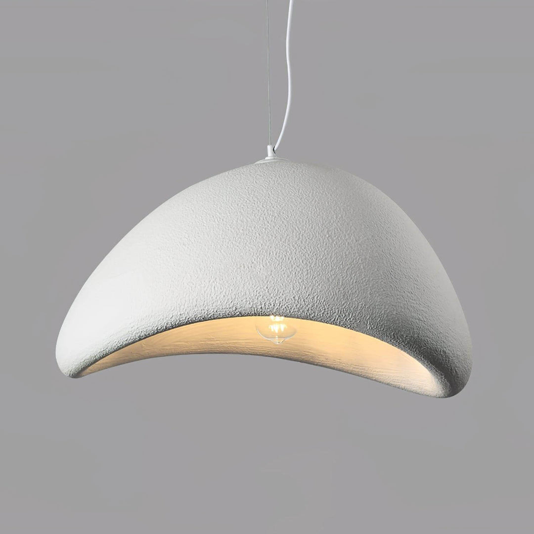 Khmara Halia | Resin Pendant Light for Bedroom in Art Deco White | Vinlighting | Vinlighting