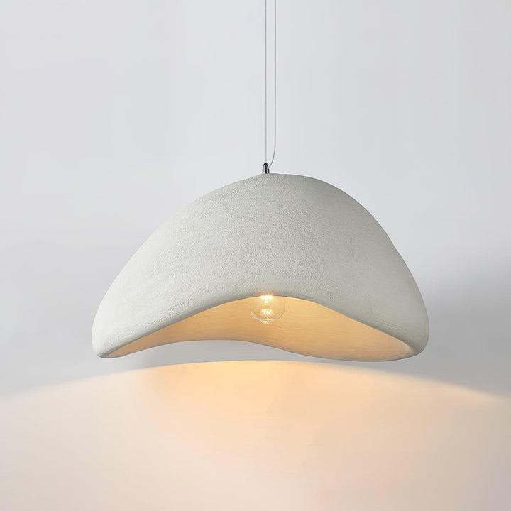 Khmara Halia | Resin Pendant Light for Bedroom in Art Deco White | Vinlighting | Vinlighting