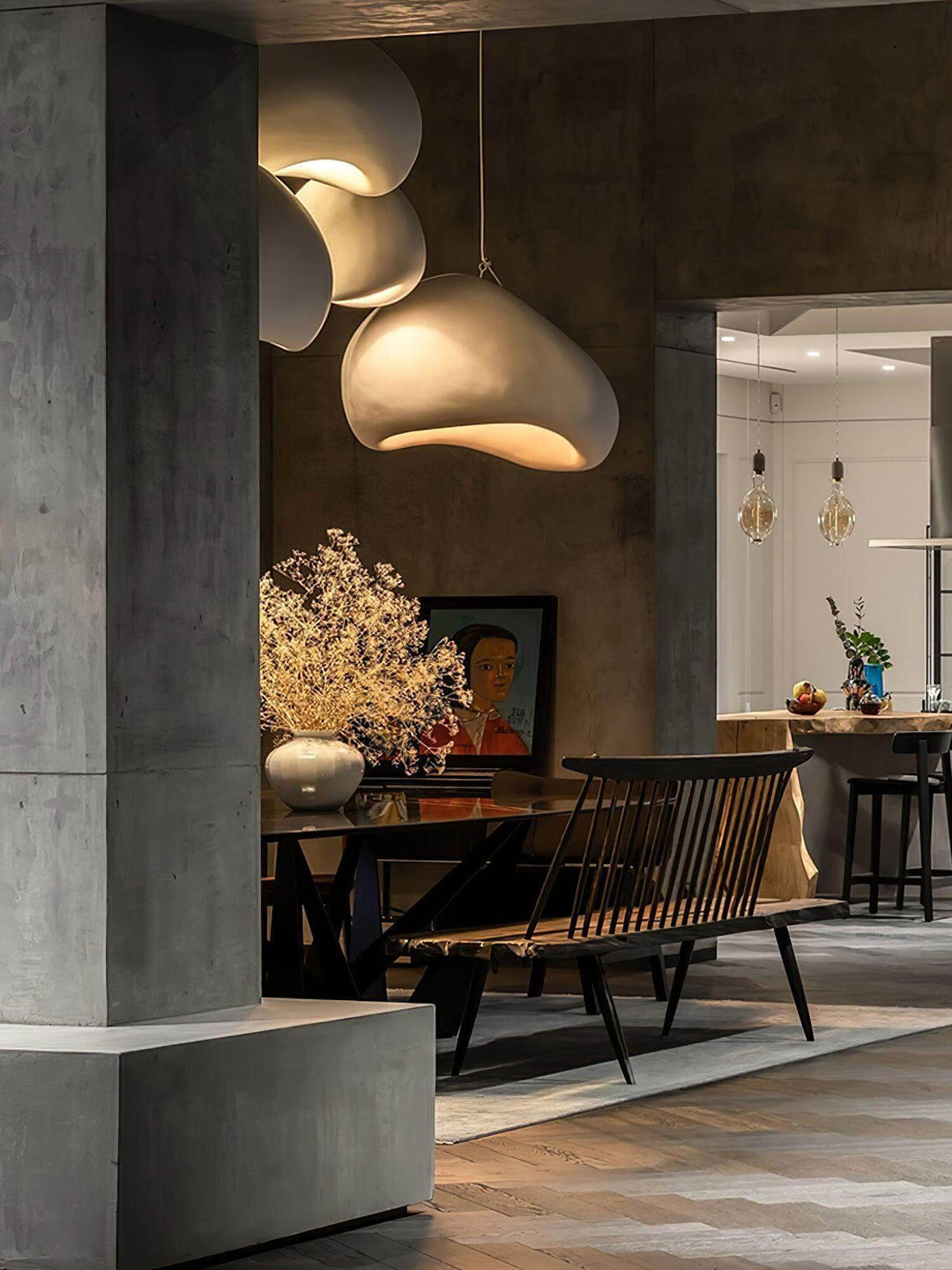 Khmara Resin Pendant Lamp | Modern Hanging Light for Bedroom & Dining | Vinlighting | Vinlighting