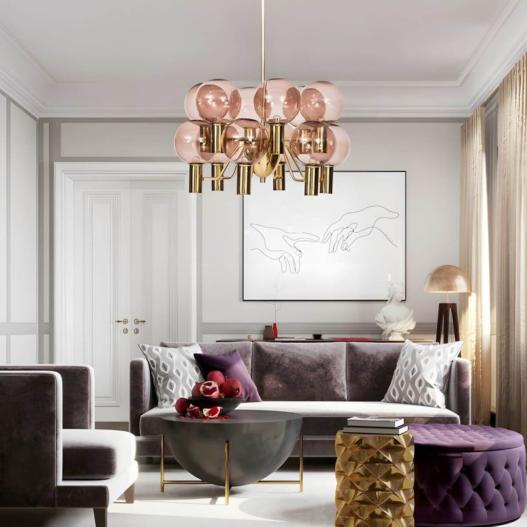 Kora Chandelier β Postmodern Light Luxury Creative Living Room Decor