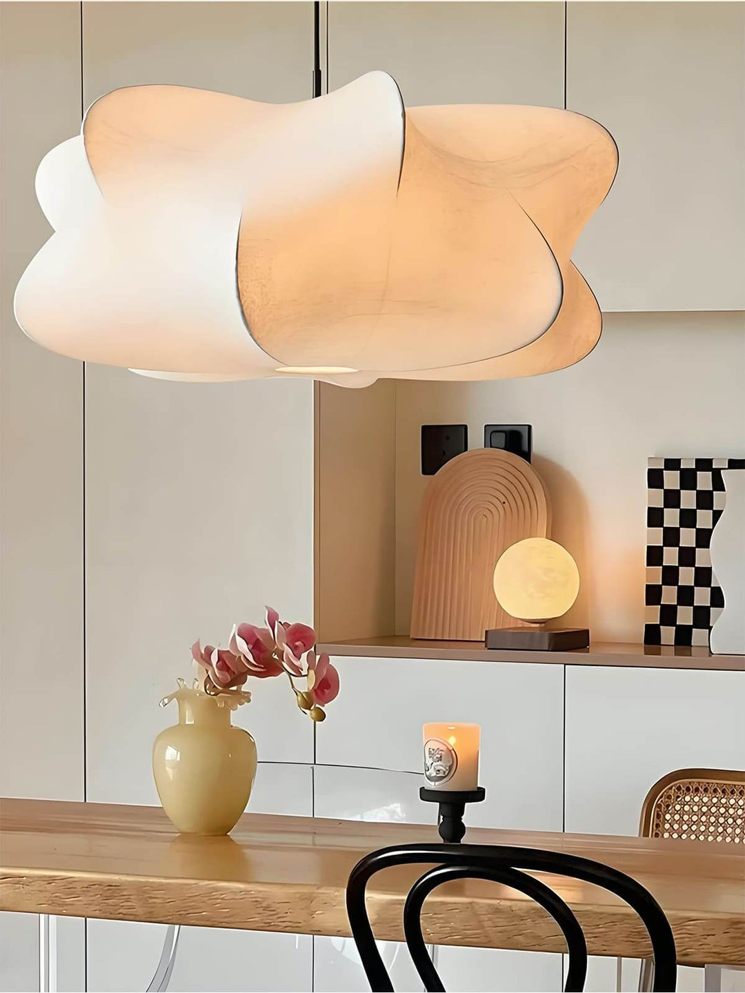 Kylvo Chandelier – Japanese-Style Living Room Lamp