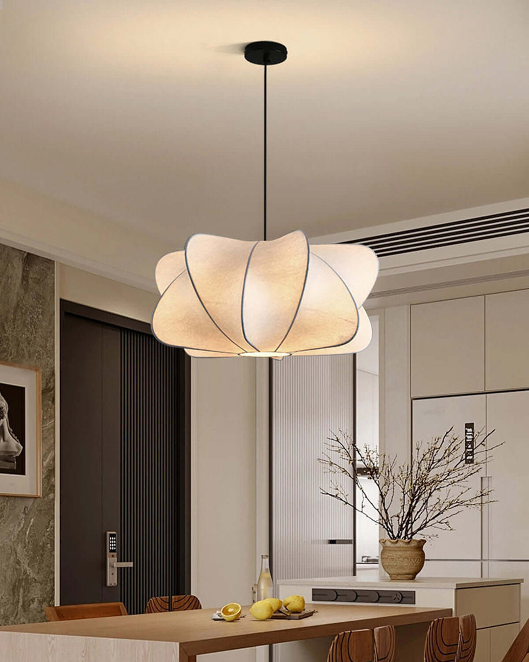 Kylvo Chandelier – Japanese-Style Living Room Lamp