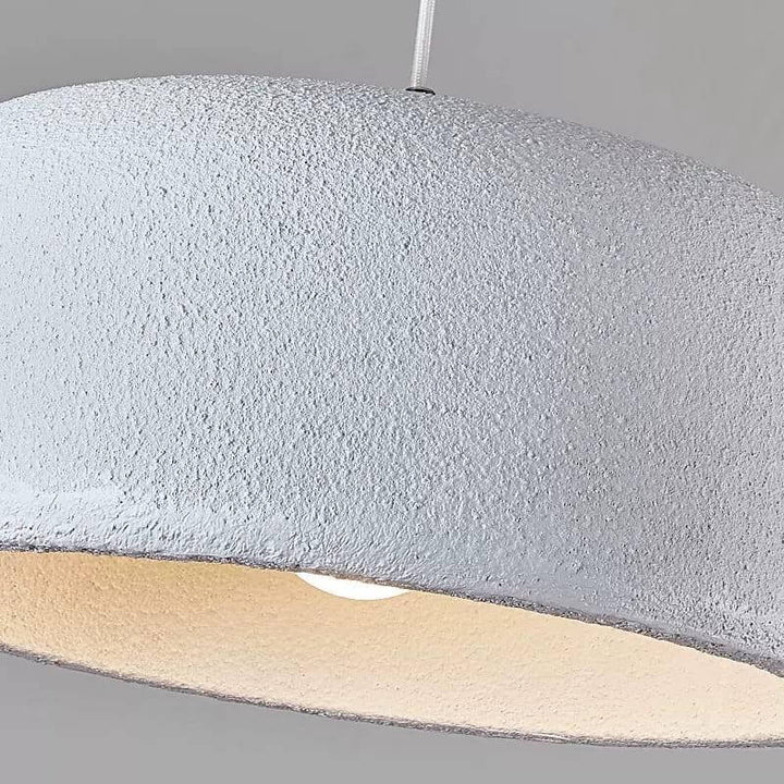 Large Rustic Resin Pendant Light - Round Hanging Lamp for Dining Room | Vinlighting | Vinlighting