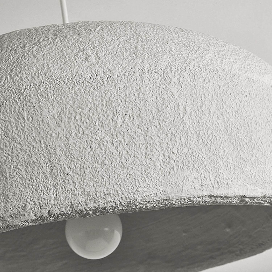 Large Rustic Resin Pendant Light - Round Hanging Lamp for Dining Room | Vinlighting | Vinlighting