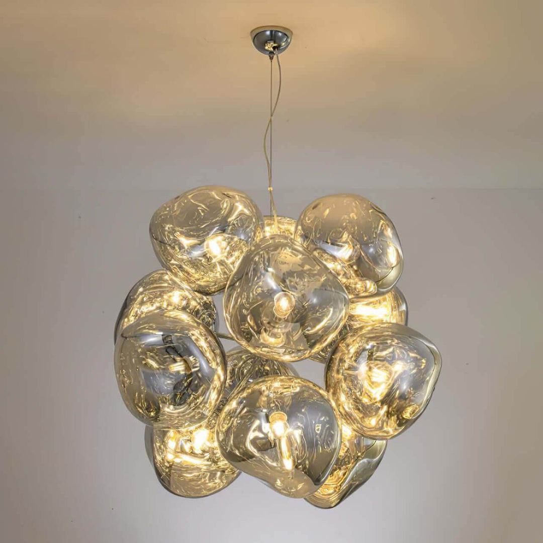 Lava Bubbles Chandelier | Dynamic & Reflective Modern Lighting | Vinlighting | Vinlighting