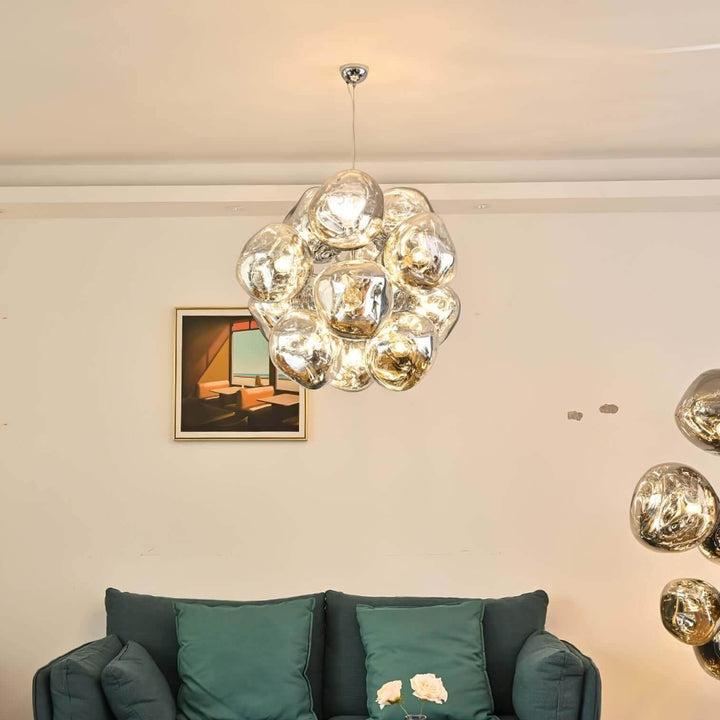 Lava Bubbles Chandelier | Dynamic & Reflective Modern Lighting | Vinlighting | Vinlighting
