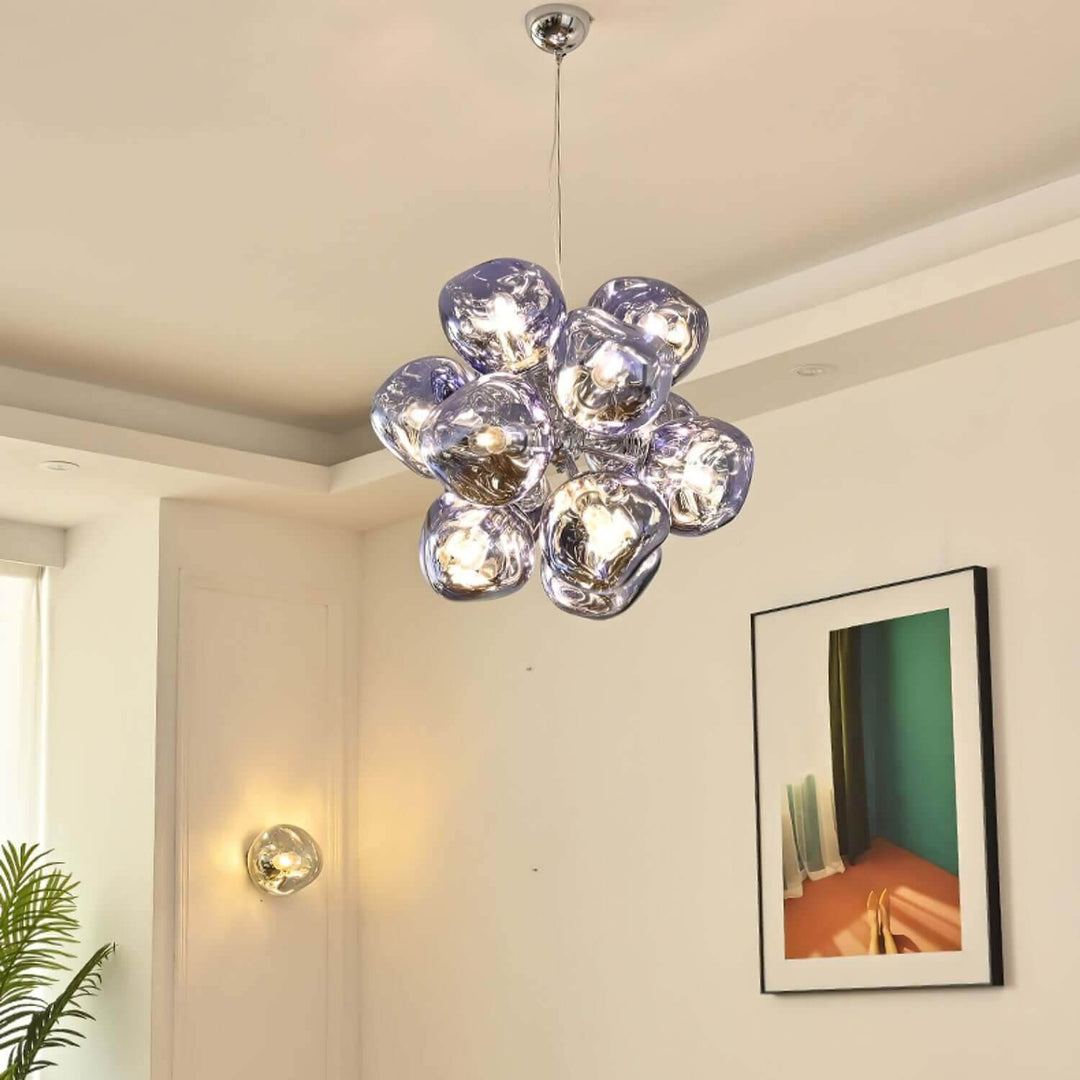 Lava Bubbles Chandelier | Dynamic & Reflective Modern Lighting | Vinlighting | Vinlighting