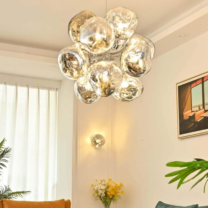 Lava Bubbles Chandelier | Dynamic & Reflective Modern Lighting | Vinlighting | Vinlighting