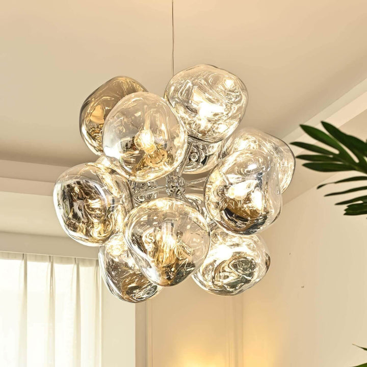 Lava Bubbles Chandelier | Dynamic & Reflective Modern Lighting | Vinlighting | Vinlighting