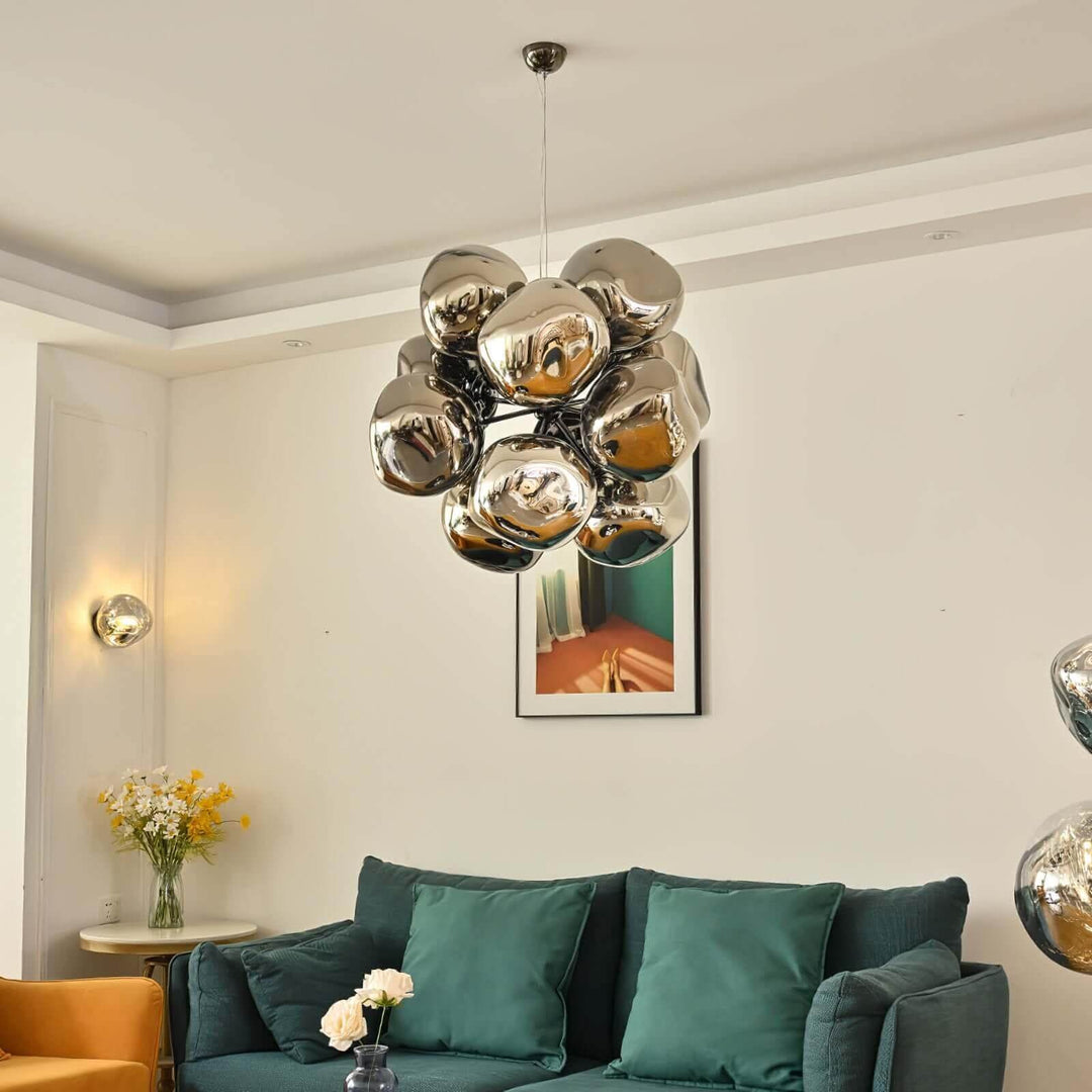 Lava Bubbles Chandelier | Dynamic & Reflective Modern Lighting | Vinlighting | Vinlighting