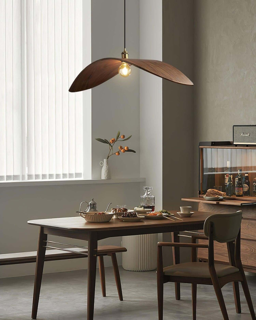 Libelle Pendant Lamp β Modern Wood Light for Living Areas | Vinlighting