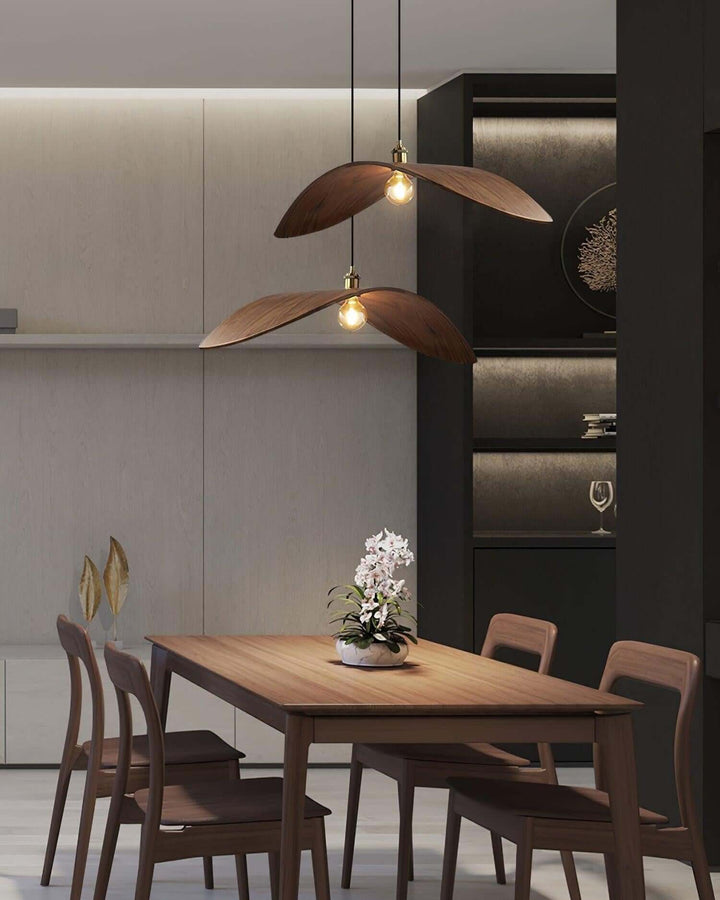 Libelle Pendant Lamp β Modern Wood Light for Living Areas | Vinlighting