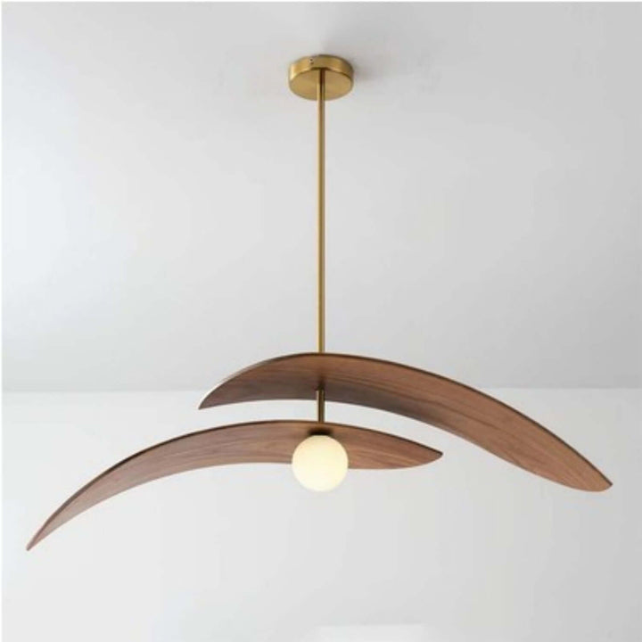 Libelle Pendant Lamp β Modern Wood Light for Living Areas | Vinlighting