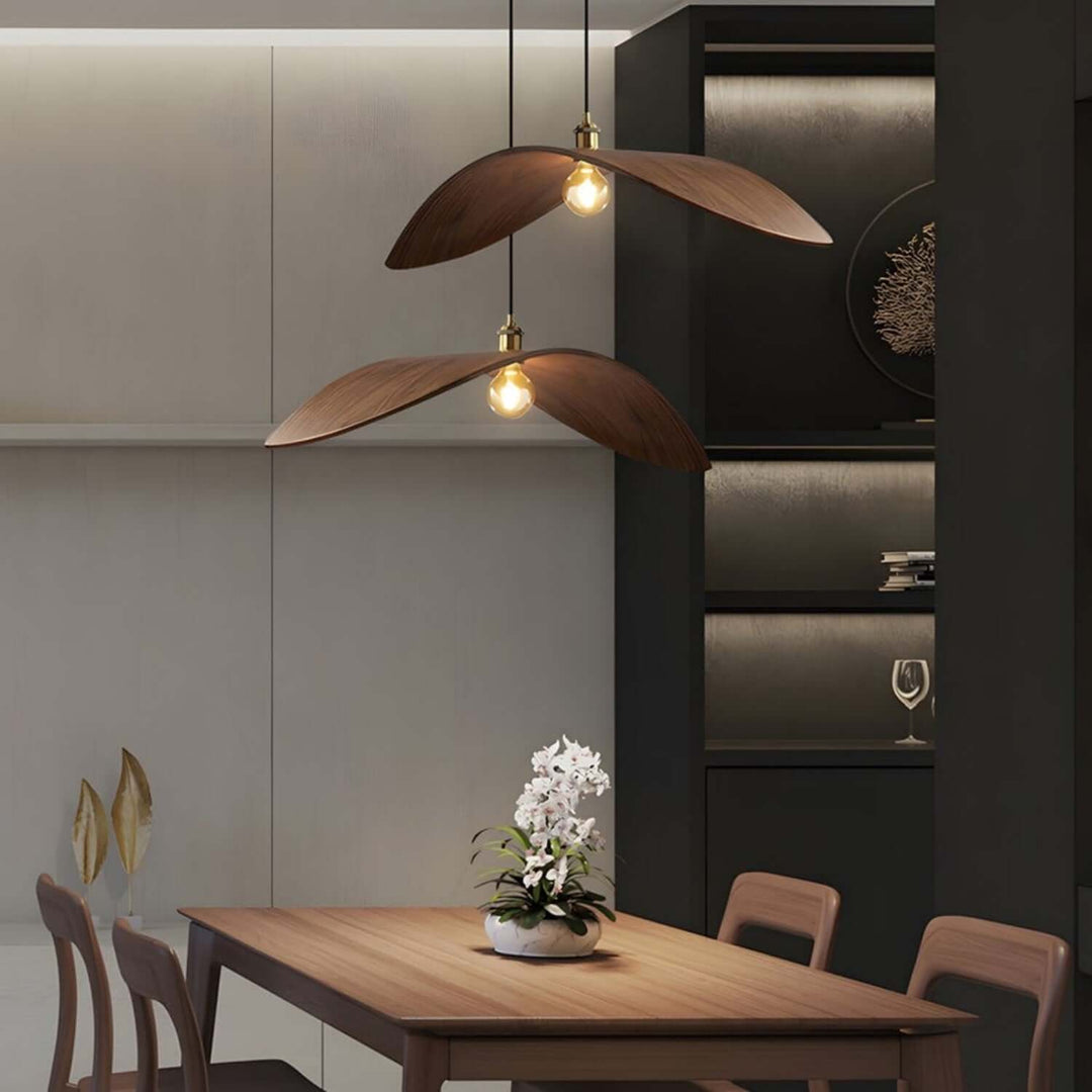 Libelle Pendant Lamp β Modern Wood Light for Living Areas | Vinlighting
