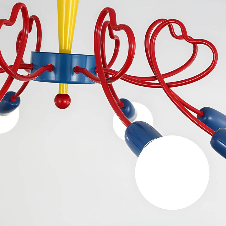 Lovina Chandelier - Contemporary Bedroom & Kids Room Glass Light