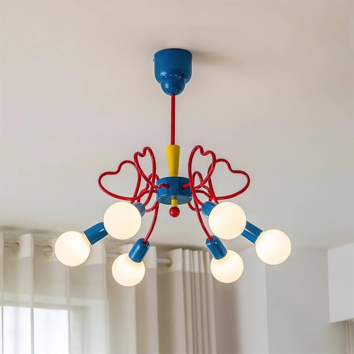 Lovina Chandelier - Contemporary Bedroom & Kids Room Glass Light