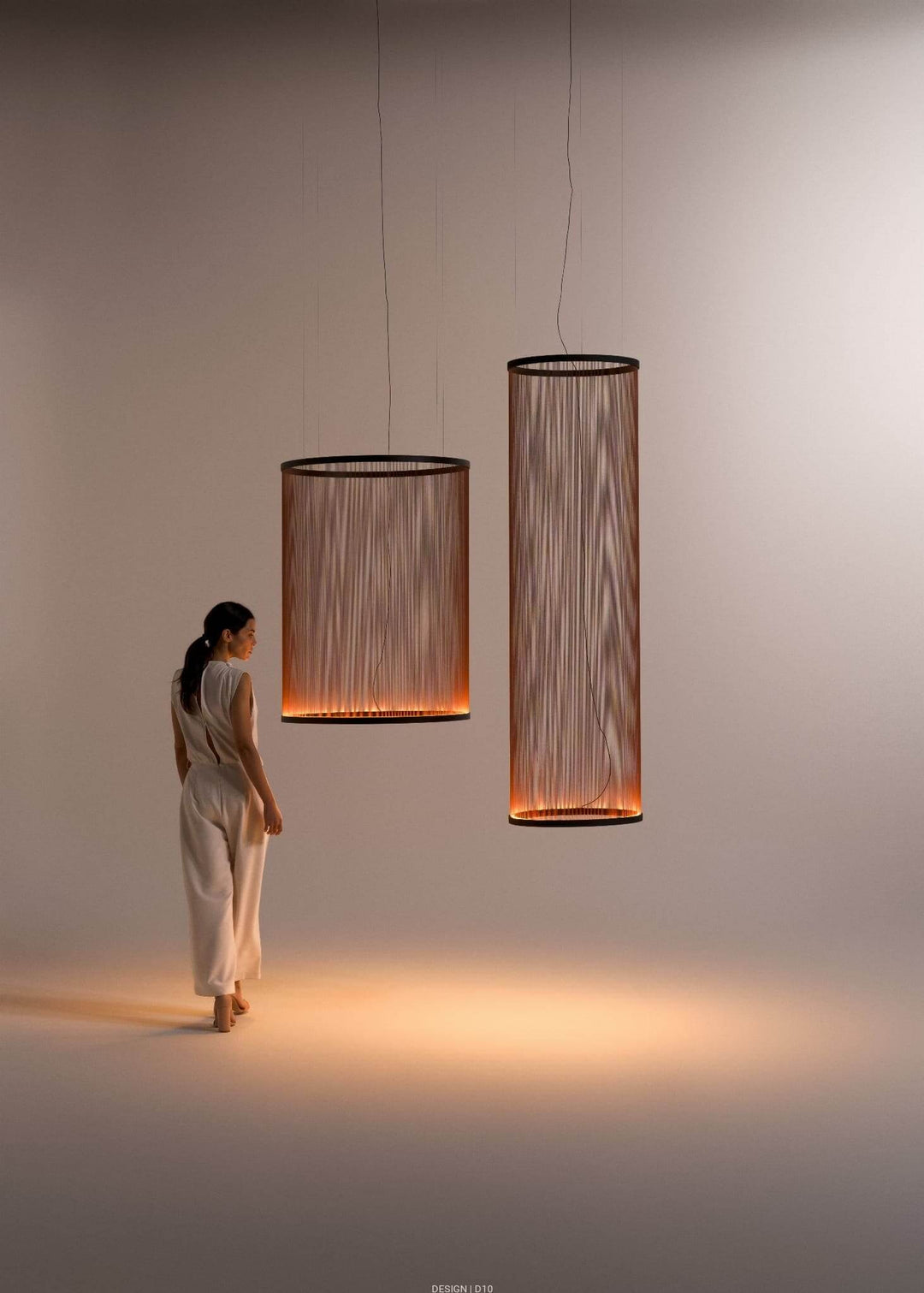 Luma Pendant Light β Modern Silk Lighting for Bedroom & Living Room