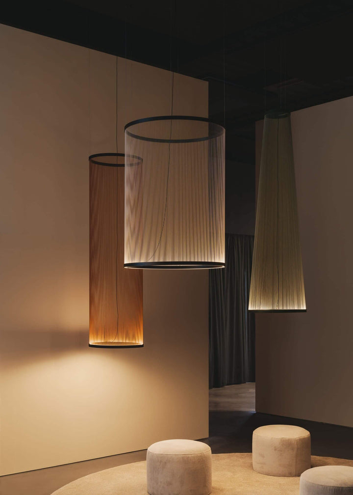 Luma Pendant Light β Modern Silk Lighting for Bedroom & Living Room