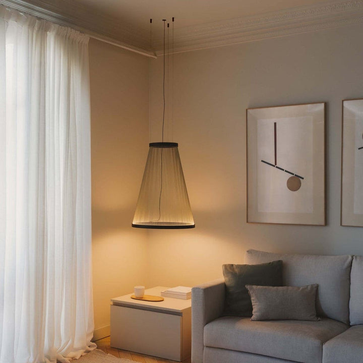Luma Pendant Light β Modern Silk Lighting for Bedroom & Living Room