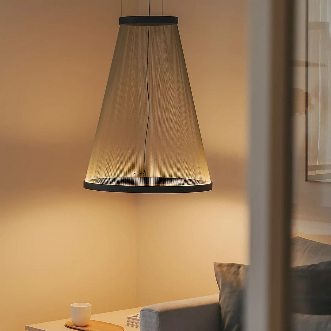 Luma Pendant Light β Modern Silk Lighting for Bedroom & Living Room