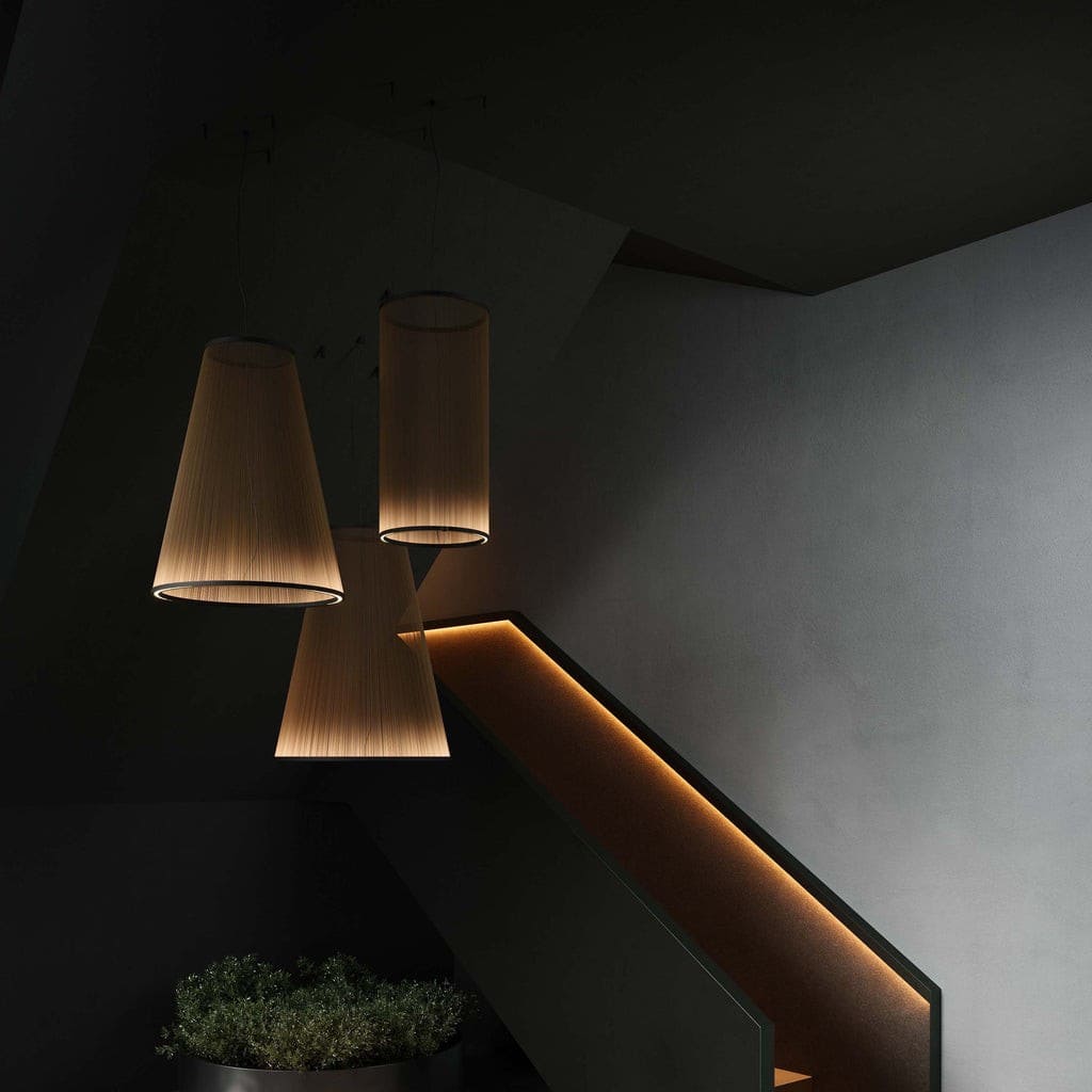 Luma Pendant Light β Modern Silk Lighting for Bedroom & Living Room