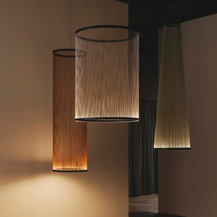 Luma Pendant Light β Modern Silk Lighting for Bedroom & Living Room