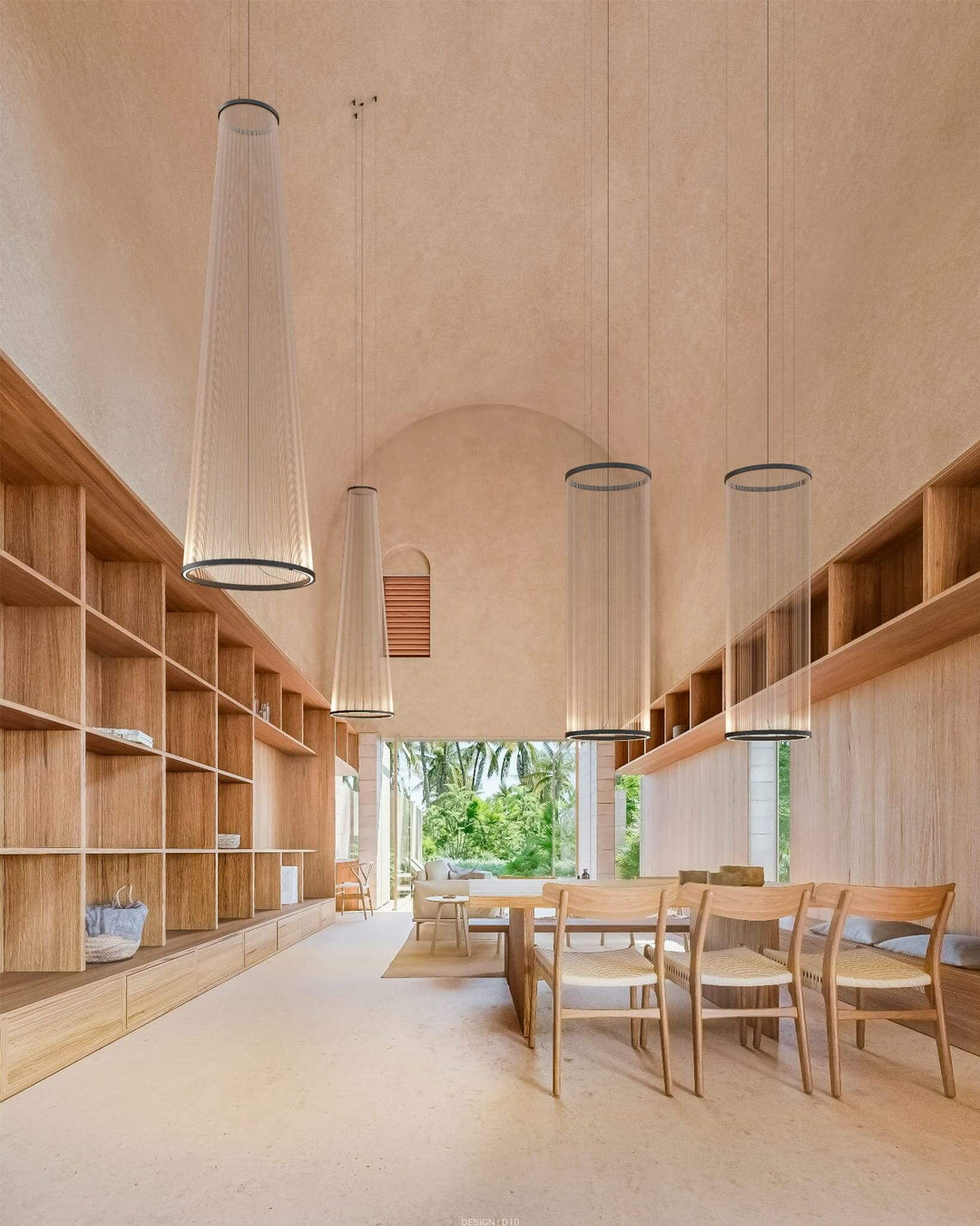 Luma Pendant Light β Modern Silk Lighting for Bedroom & Living Room