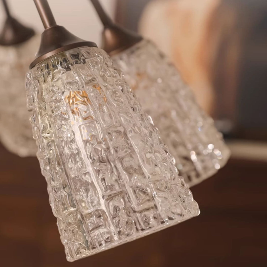 Lunava Chandelier – Mid Century Modern Antique Brass Fixture