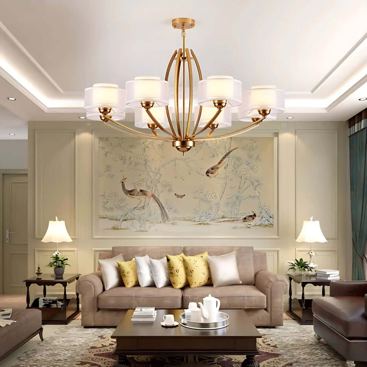 Lunavix Chandelier - Mid Century Retro Living Room Chandelier