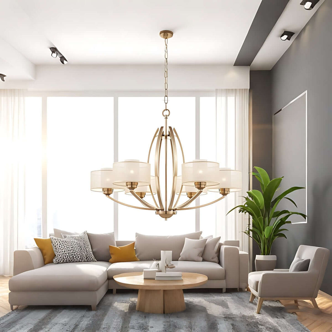 Lunavix Chandelier - Mid Century Retro Living Room Chandelier