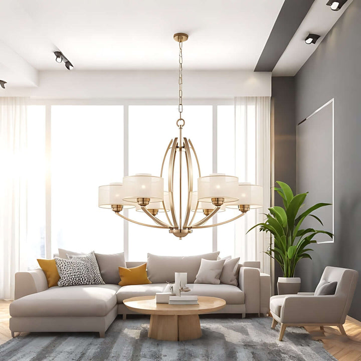 Lunavix Chandelier - Mid Century Retro Living Room Chandelier
