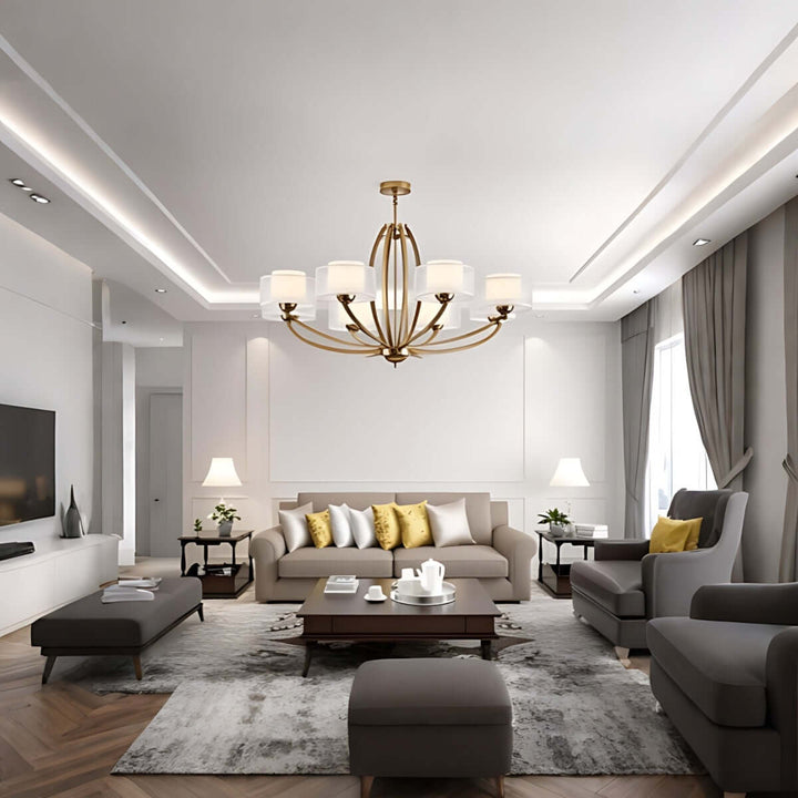 Lunavix Chandelier - Mid Century Retro Living Room Chandelier