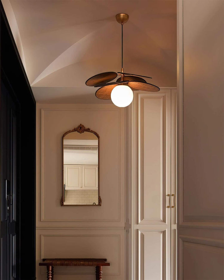 Lunetra Chandelier – Contemporary Metal and Glass Bedroom Light