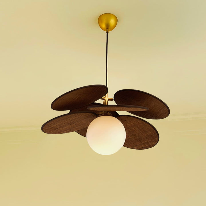 Lunetra Chandelier – Contemporary Metal and Glass Bedroom Light