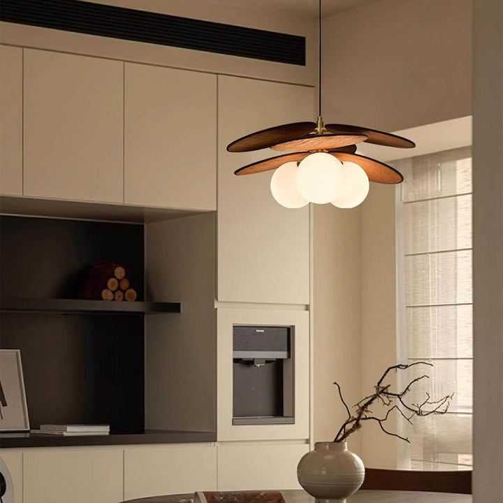 Lunetra Chandelier – Contemporary Metal and Glass Bedroom Light