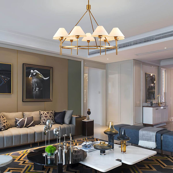 Luntra Chandelier – Modern Minimalist Dining Chandelier Light