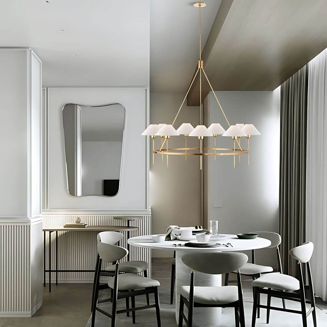 Luntra Chandelier – Modern Minimalist Dining Chandelier Light