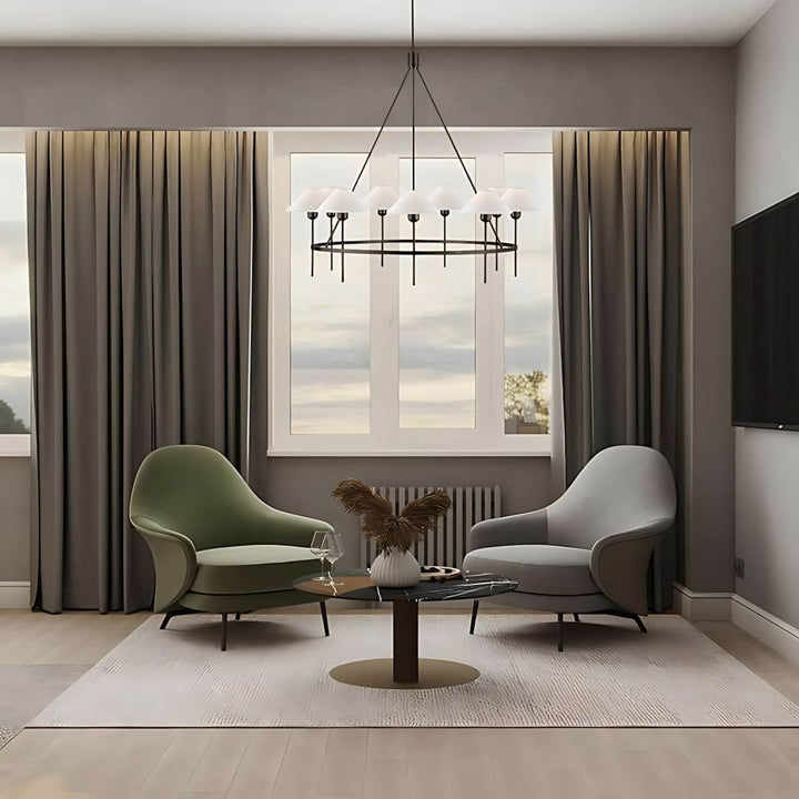Luntra Chandelier – Modern Minimalist Dining Chandelier Light