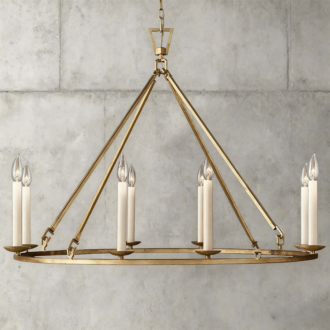 Luvo Serin Chandelier - Vintage Candle Chandelier for Living Room