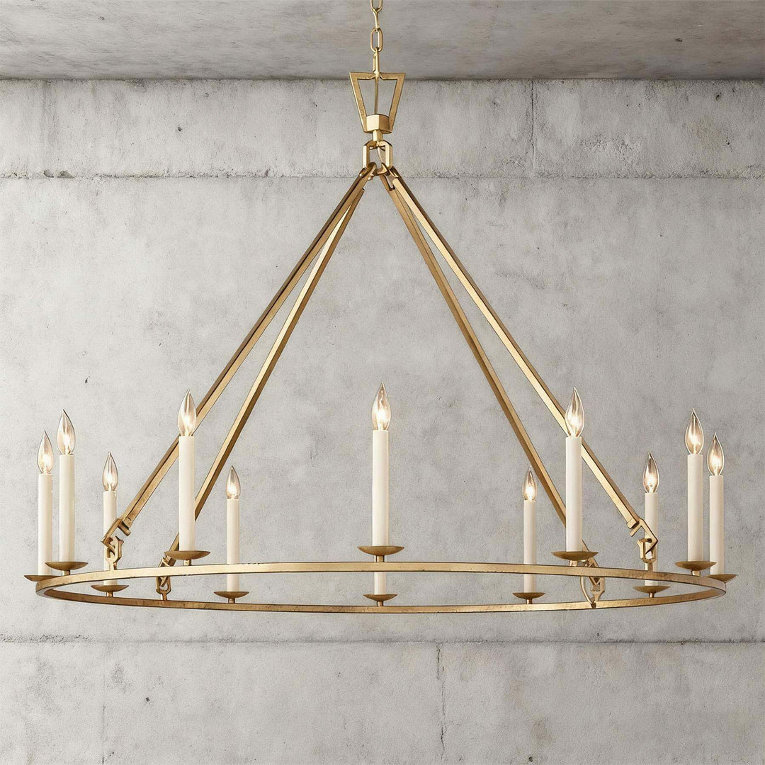 Luvo Serin Chandelier - Vintage Candle Chandelier for Living Room