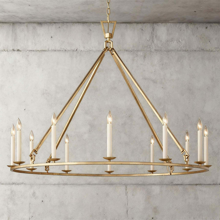 Luvo Serin Chandelier - Vintage Candle Chandelier for Living Room