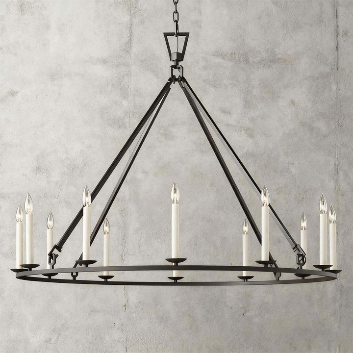 Luvo Serin Chandelier - Vintage Candle Chandelier for Living Room