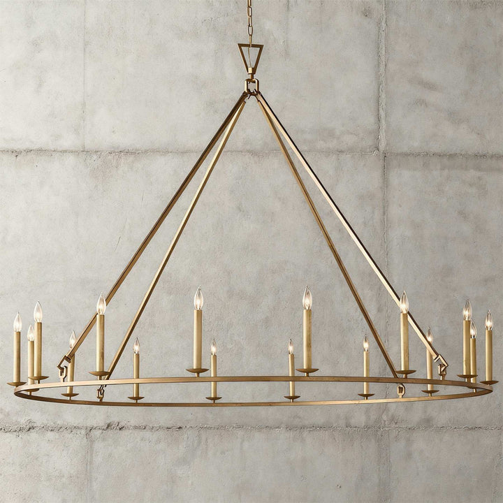 Luvo Serin Chandelier - Vintage Candle Chandelier for Living Room