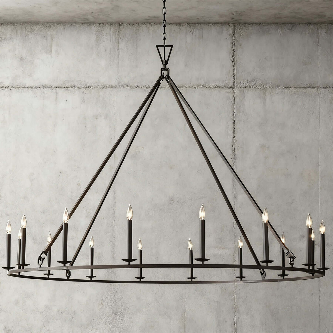 Luvo Serin Chandelier - Vintage Candle Chandelier for Living Room